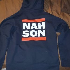 Nah Son Black Zip Up Hoodie